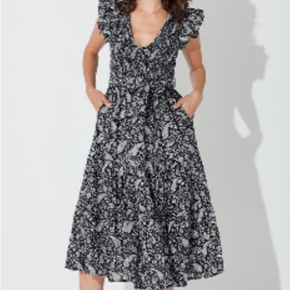 Cleobella autumn Mindy dress in black Paisley
